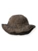 CARE BY ME Hut in Schwarz/ Beige