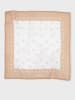 CARE BY ME Doek "Wheat" beige/wit - (L)55 x (B)55 cm