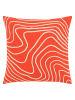 Jotex Kissenhülle "Welle" in Orange/ Weiß