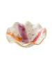 Jotex Decoratieve schaal "Blue" wit/blauw/oranje - Ø 23 cm