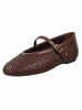 GANT Footwear Leren ballerina's met bandje "Chadii" bruin