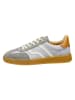 GANT Footwear Leder-Sneakers "Cuzima" in Grau/ Hellblau/ Hellbraun