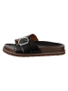 GANT Footwear Leren slippers "Mardale" bruin