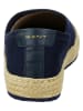 GANT Footwear Espadrilles "Raffiaville" donkerblauw