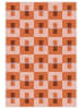 BELLA MAISON Kurzflor-Teppich ''Sereno'' in Rosa/ Orange/ Rot