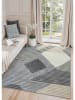 BELLA MAISON Kurzflor-Teppich ''Cascais'' in Grau/ Beige