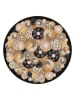 BELLA MAISON Kurzflor-Teppich ''Isolde'' in Beige/ Schwarz