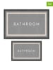 BELLA MAISON 2er-Set: Badematten ''Melina'' in Grau