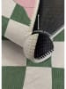 BELLA MAISON 2-delige set: badmatten ''Marble'' groen/lichtroze/crème