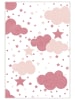 BELLA MAISON Kurzflor-Teppich ''Vita'' in Weiß/ Pink