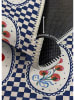 BELLA MAISON Kurzflor-Teppich ''Clara'' in Blau/ Bunt