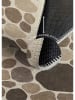 BELLA MAISON Kurzflor-Teppich ''Marcel'' in Beige/ Grau