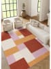 BELLA MAISON Kurzflor-Teppich ''Lorenza'' in Rosa/ Orange/ Rot