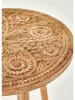 BELLA MAISON Beistelltisch ''Opra'' in Hellbraun - (H)45 x Ø 40 cm