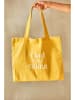 CALMA HOUSE Einkaufstasche ''Rambla'' in Gelb - (L)35 x (B)40 cm