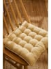 CALMA HOUSE Stuhlkissen ''Velour'' in Creme