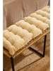 CALMA HOUSE Bankkissen ''Velour'' in Creme