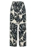 Cecil Broek beige/donkerblauw