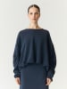YAS Sweatshirt in Dunkelblau