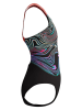 Speedo Badeanzug in Schwarz/ Bunt