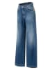 MAC Spijkerbroek "Rich Palazzo" - wide fit - blauw