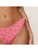 Linga Dore Bikini-Hose in Pink/ Weiß