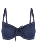 Linga Dore Bikini-Oberteil in Dunkelblau