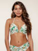Linga Dore Bikinitop wit/groen