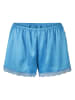 Linga Dore Pyjama-Shorts in Hellblau
