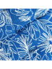 Ornami Futon-Kissen "Banga" in Blau - (L)120 x (B)60 cm