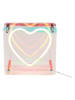 Ornami LED-Dekoleuchte "Heart" in Bunt - (B)15 x (H)15 cm