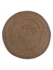 Ornami Jute-Teppich in Braun - Ø 120 cm