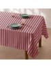 mint Deco Tischdecke "Horizon" in Rosa/ Rot