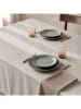 mint Deco Tischdecke "Basics Trim" in Creme