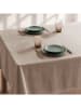 mint Deco Obrus "Basics Trim" w kolorze beżowym