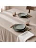 mint Deco Obrus "Basics Trim" w kolorze beżowym