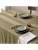 mint Deco Tischdecke "Basics Trim" in Oliv