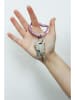 Winkee 2er-Set: Karabiner ''Katzen'' in Lila/ Türkis - (L)6 x (B)6 cm