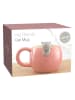 Winkee Tasse ''Pet Friends Katze'' in Rosa - 350 ml