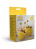 Winkee 6er-Set: Snackspieße ''Bienen'' in Gelb/ Schwarz - (L)7,6 cm