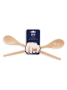Winkee 2er-Set: Kochlöffel ''Drumstick'' in Beige - (L)33 cm
