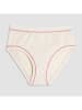 COTONELLA 3er-Set: Taillenslips in Rosa/ Weiß/ Creme