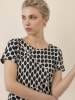 APART Kleid in Schwarz/ Creme