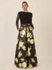 APART Kleid in Schwarz/ Gelb