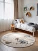 Villeroy & Boch Kurzflor-Teppich "Boho Kids" in Creme/ Beige/ Grau