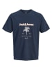 Jack & Jones Koszulka "Jorriviera" w kolorze granatowym