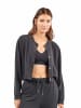 gisela Sweatvest antraciet