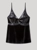 gisela Pyjama-Oberteil in Schwarz
