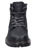 Josef Seibel Leder-Boots in Schwarz