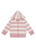 loud + proud Sweatjacke in Rosa/ Creme